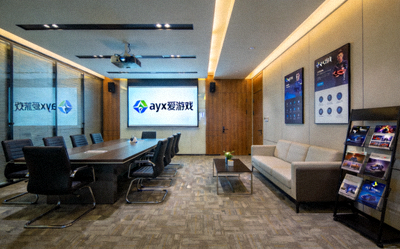 ayx爱游戏公司会议室与客户接待区域实景图片