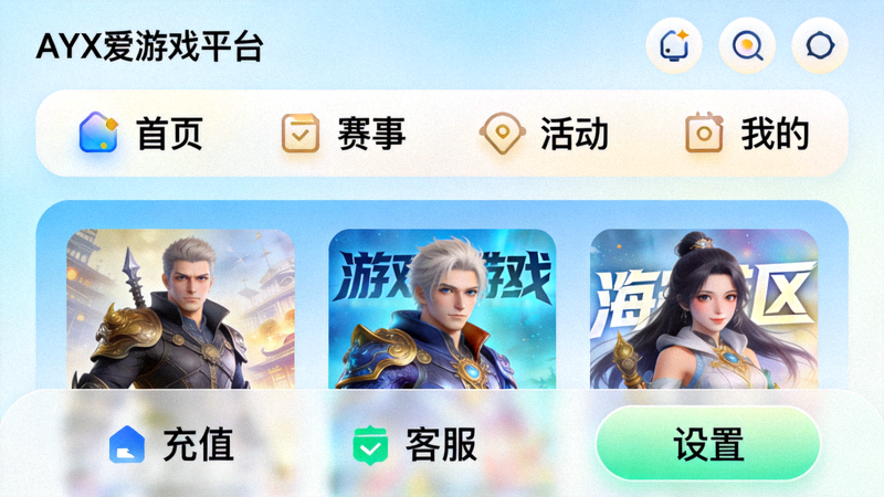 AYX爱游戏平台技术升级后清新流畅的用户界面展示图