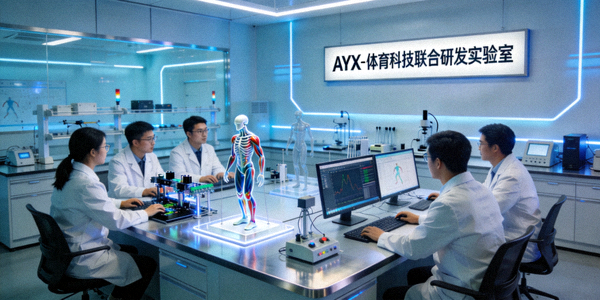 AYX与体育科技公司联合研发实验室内部工作场景图片